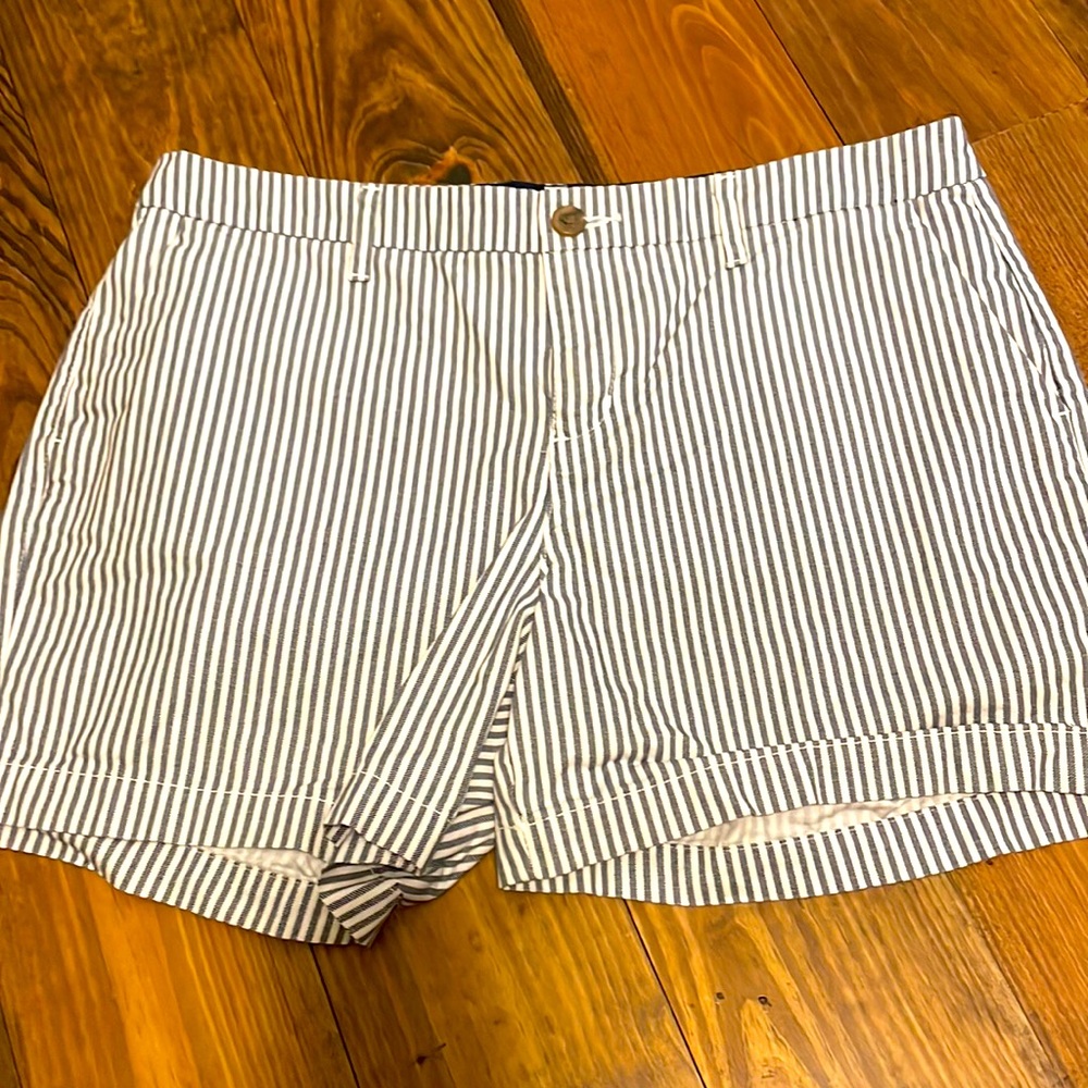 Pin stripe shorts